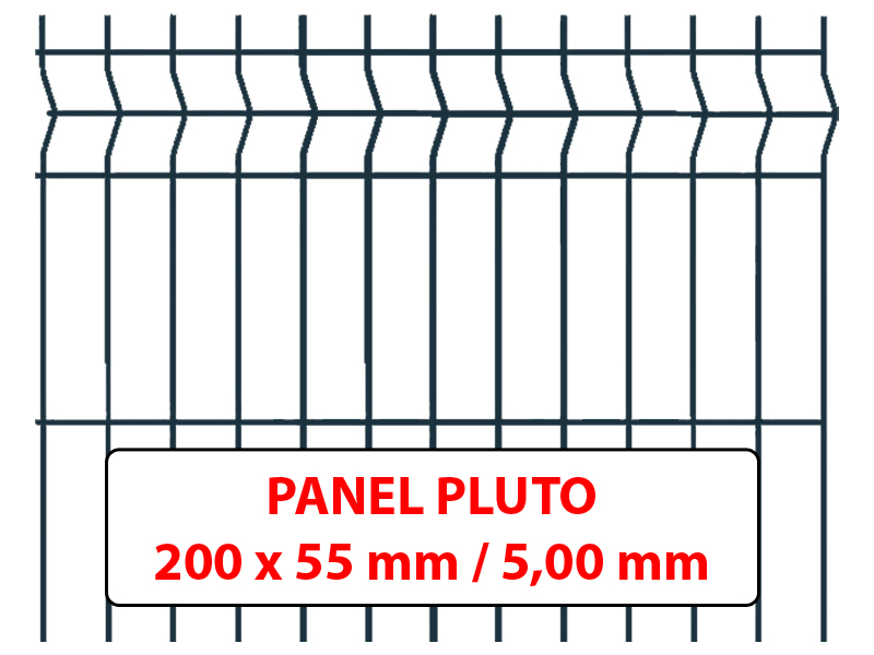 3D plotový panel Pluto antracit